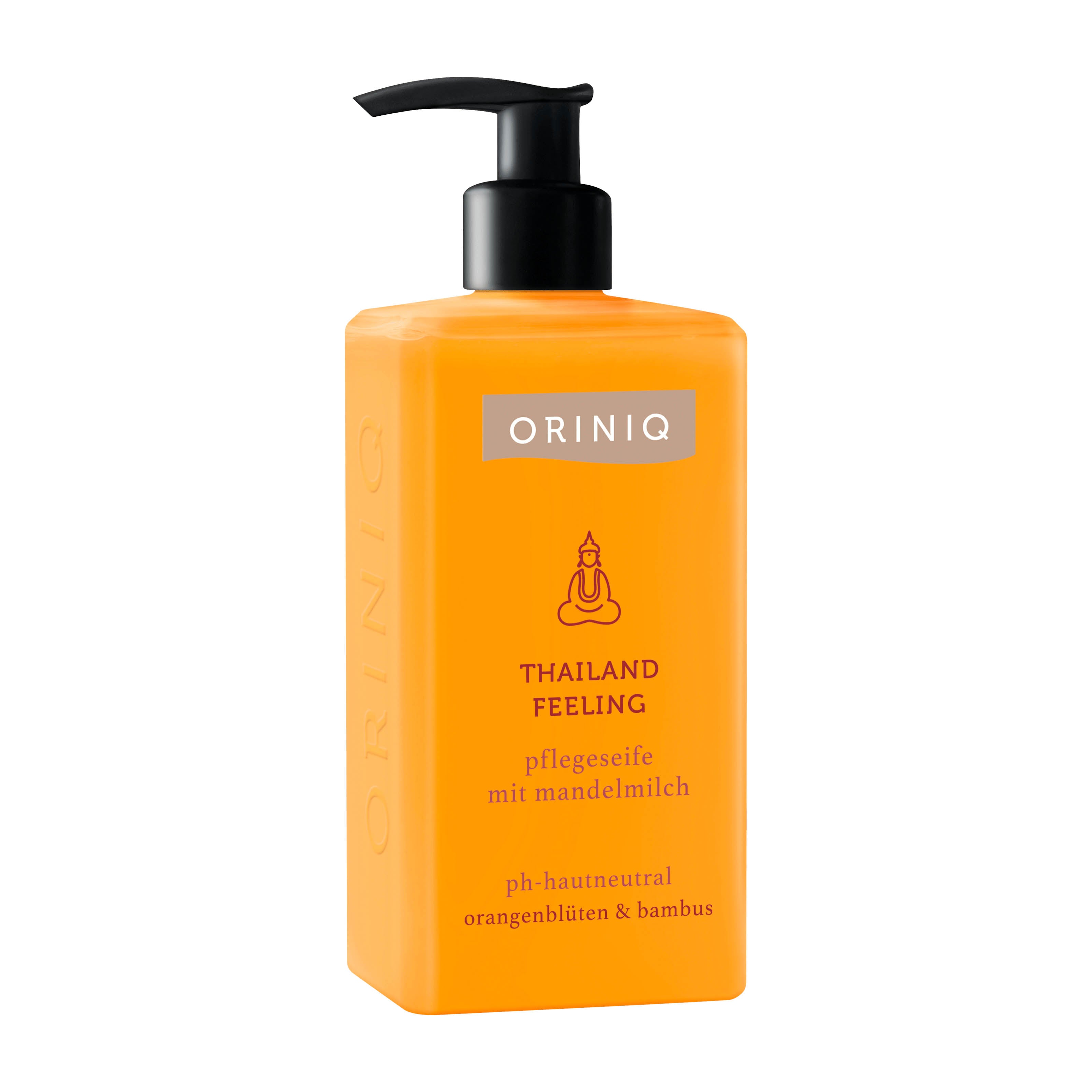 Oriniq Thailand Feeling liquid soap bottle on a white background.
