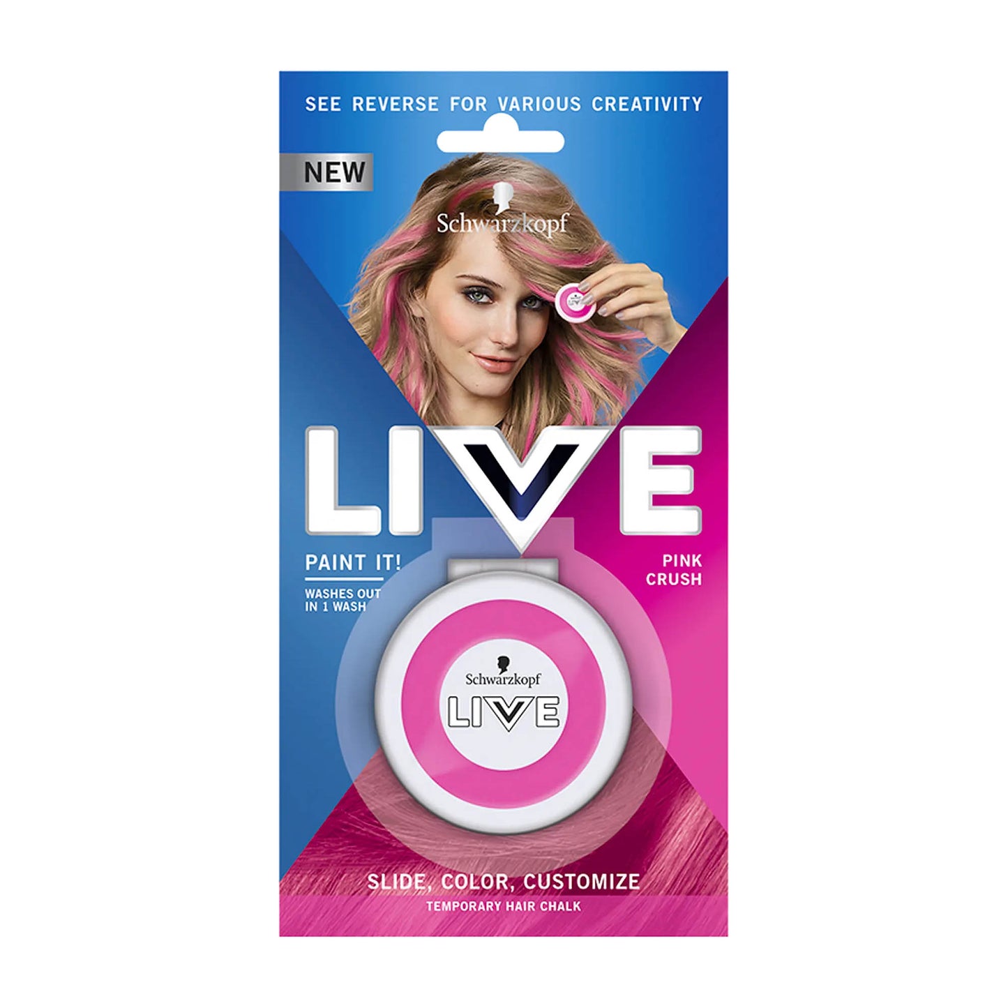 Schwarzkopf LIVE Paint It! Pink Crush Haarkreide