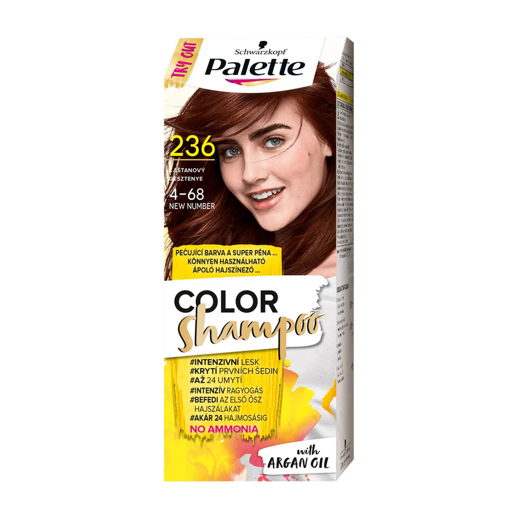 Palette COLOR Shampoo 4-68 Red Brown