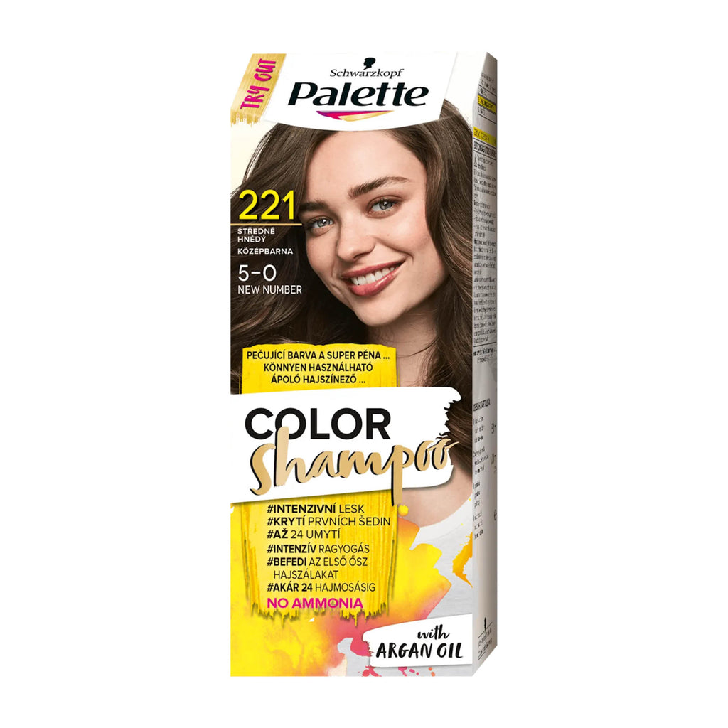 Palette COLOR Shampoo 5-0 Châtain Moyen