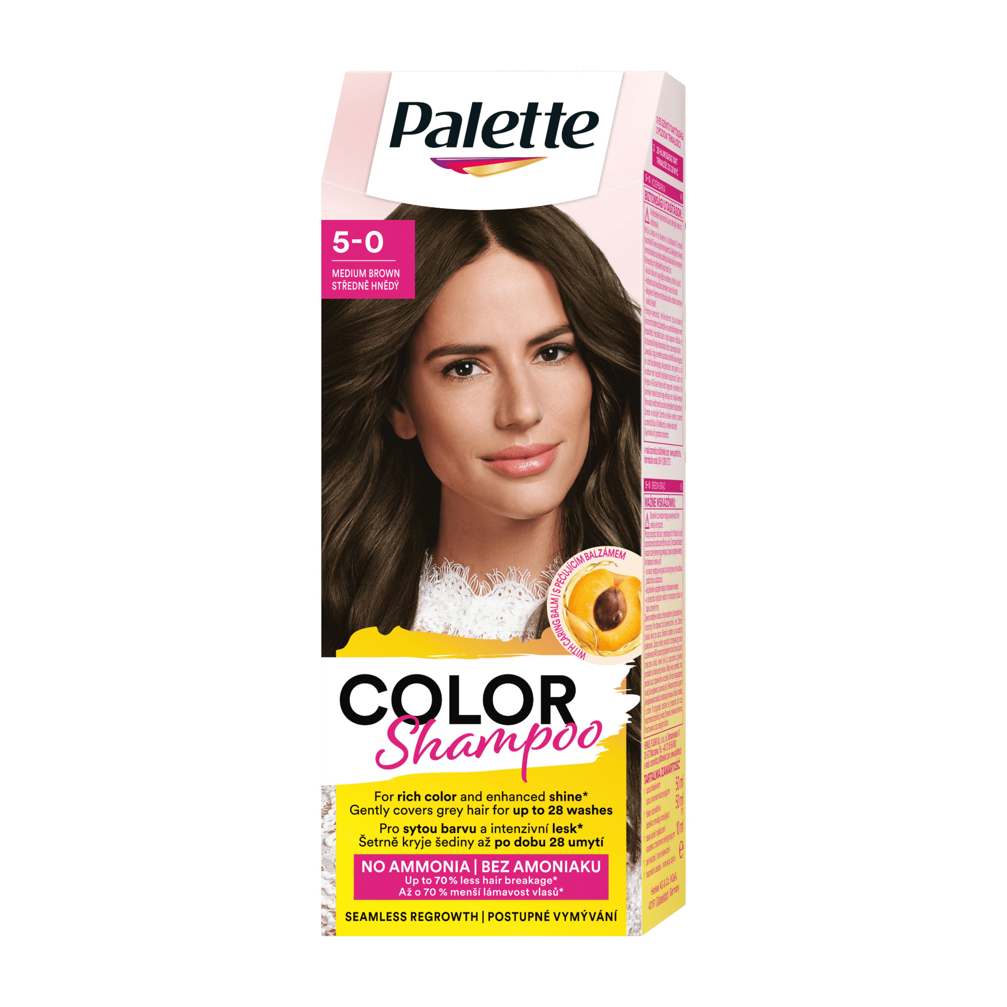 Palette COLOR Shampoo 5-0 Châtain Moyen