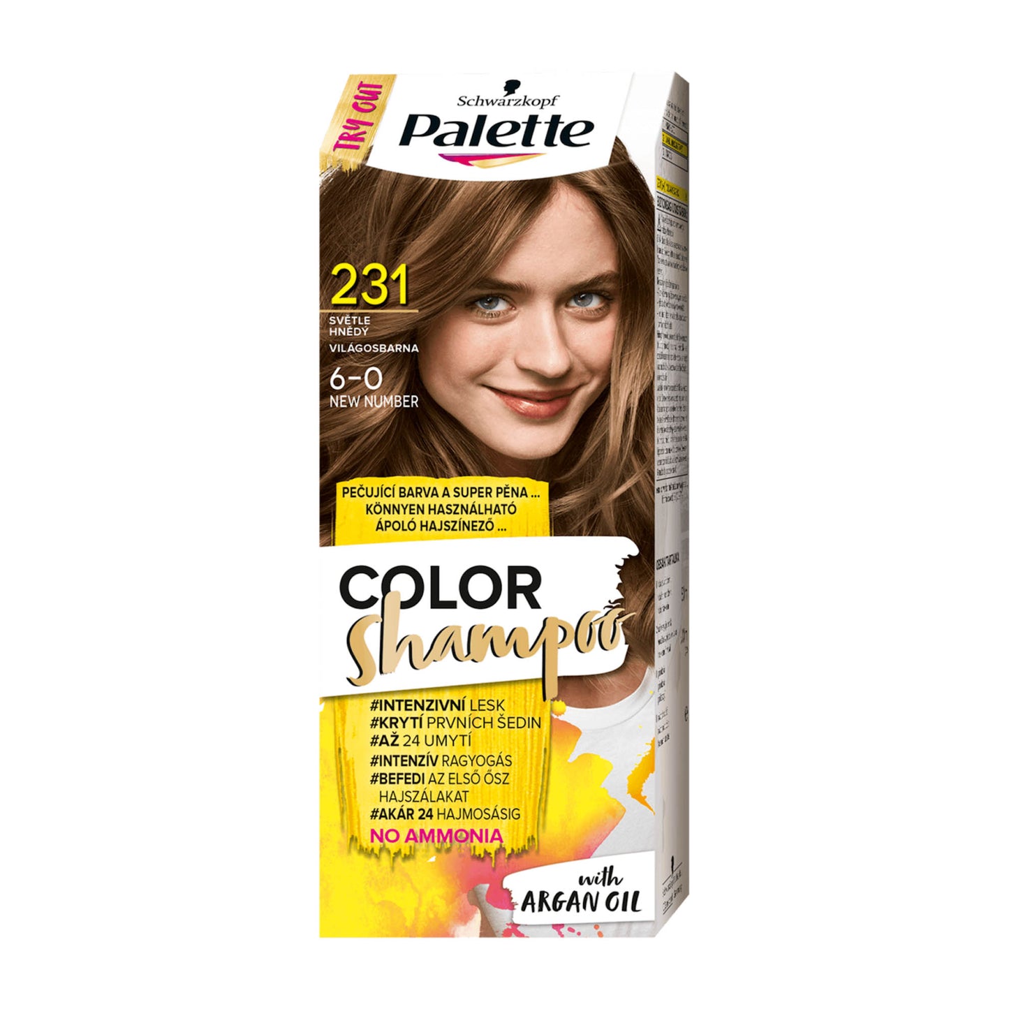 Schwarzkopf Palette Color Shampoo 6-0 Hellbraun Pflegefarbe