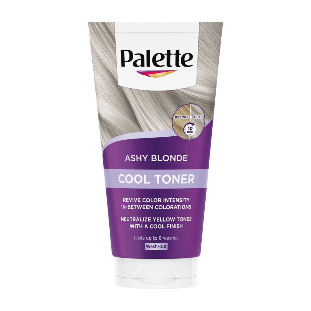 Tube of Palette Ashy Blonde Cool Toner on a white background.