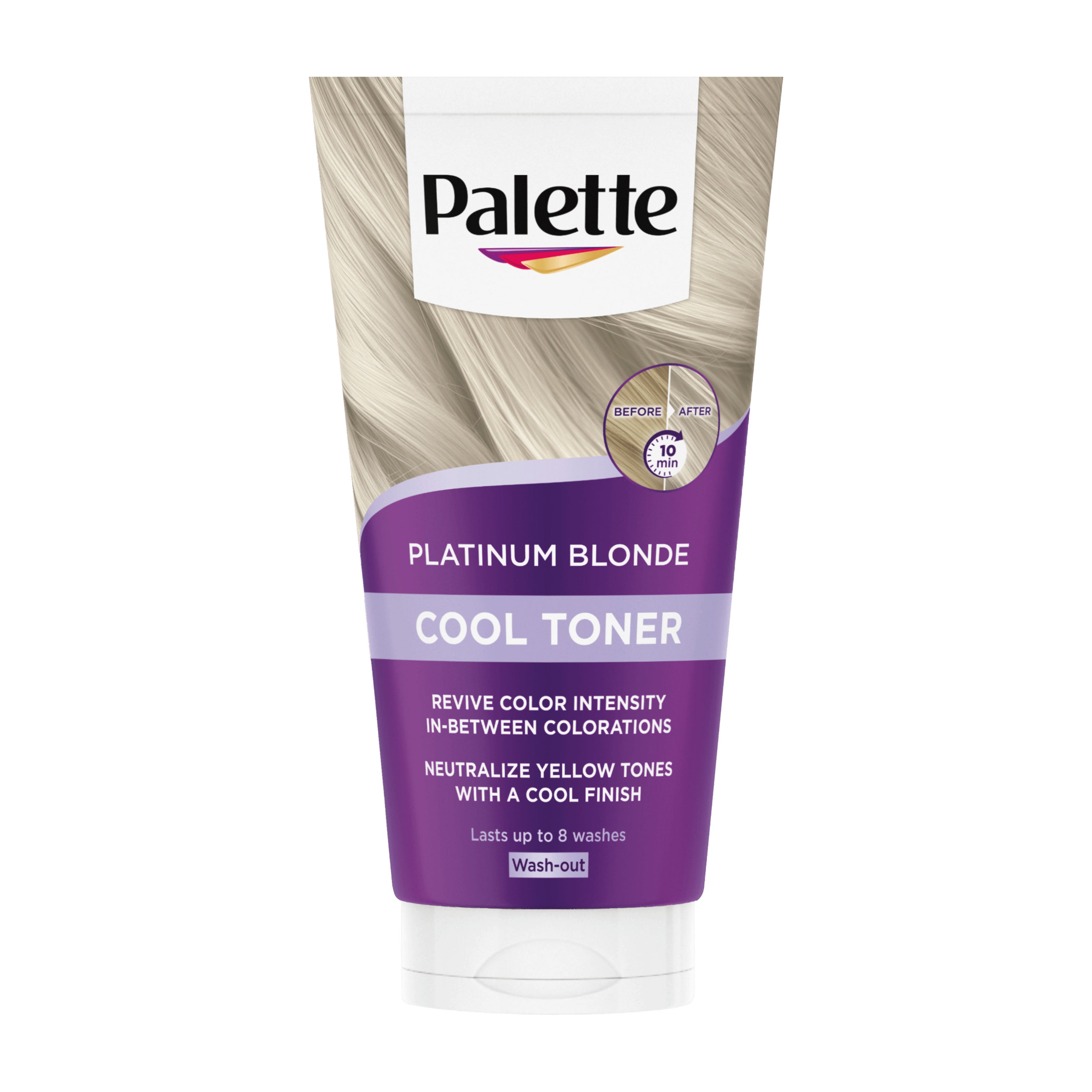 Palette Platinum Blonde Cool Toner packaging on a white background