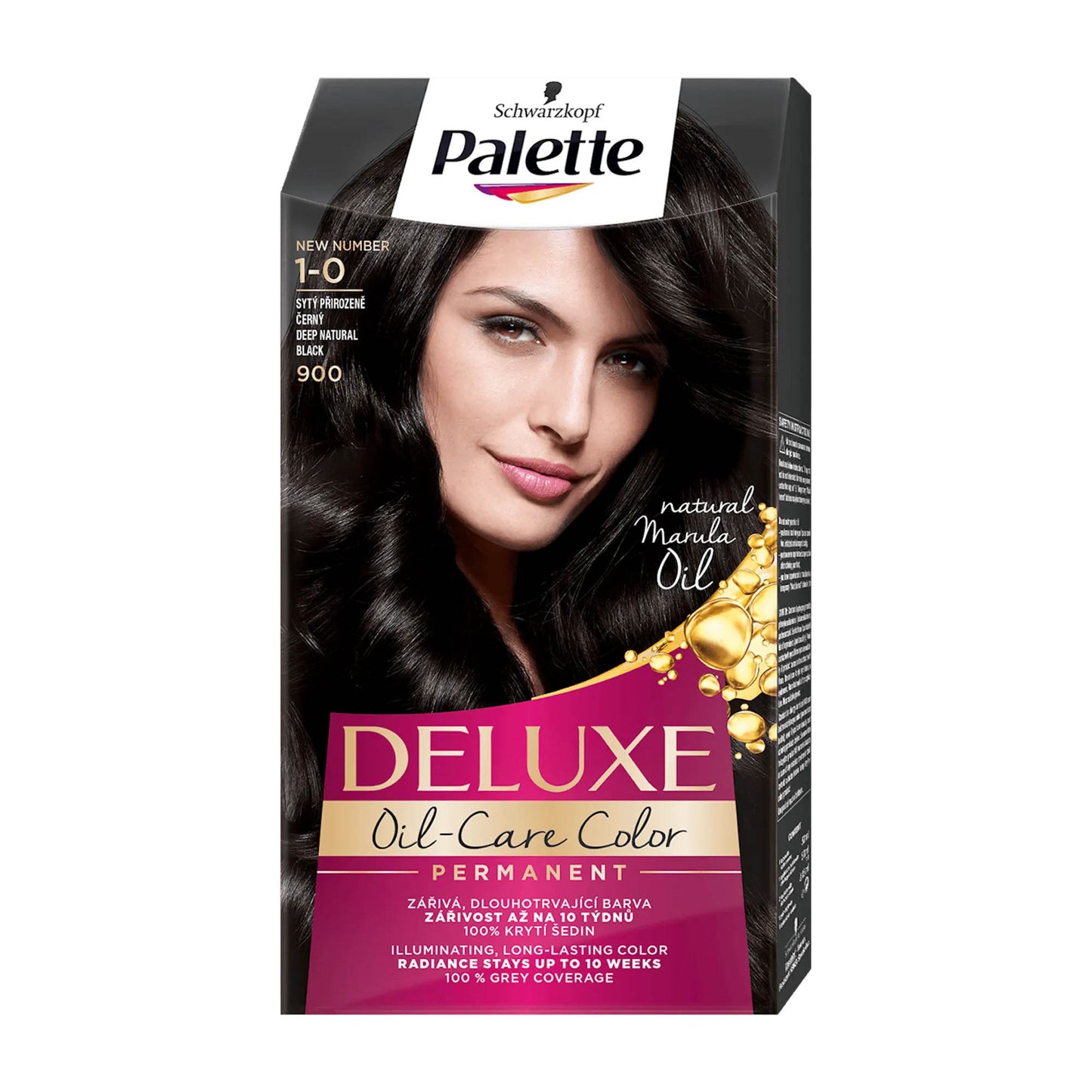 Schwarzkopf Palette Deluxe 1-0 Deep Natural Black permanent hair color