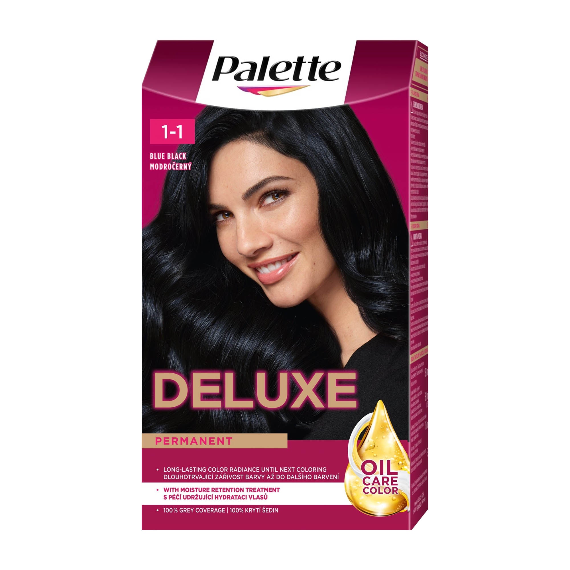Schwarzkopf Palette Deluxe 1-1 Blue Black permanent hair color