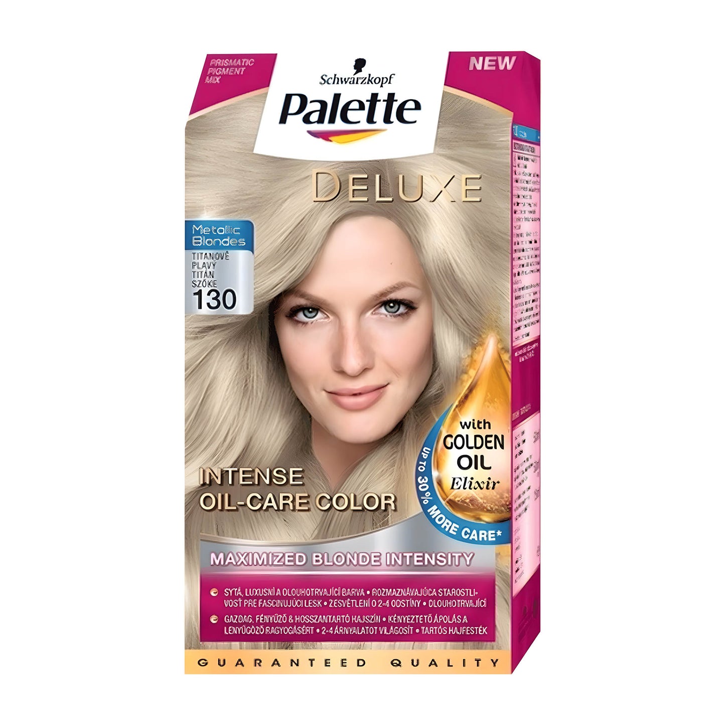 Schwarzkopf Palette Deluxe 130 Titanium Blonde permanent lightener