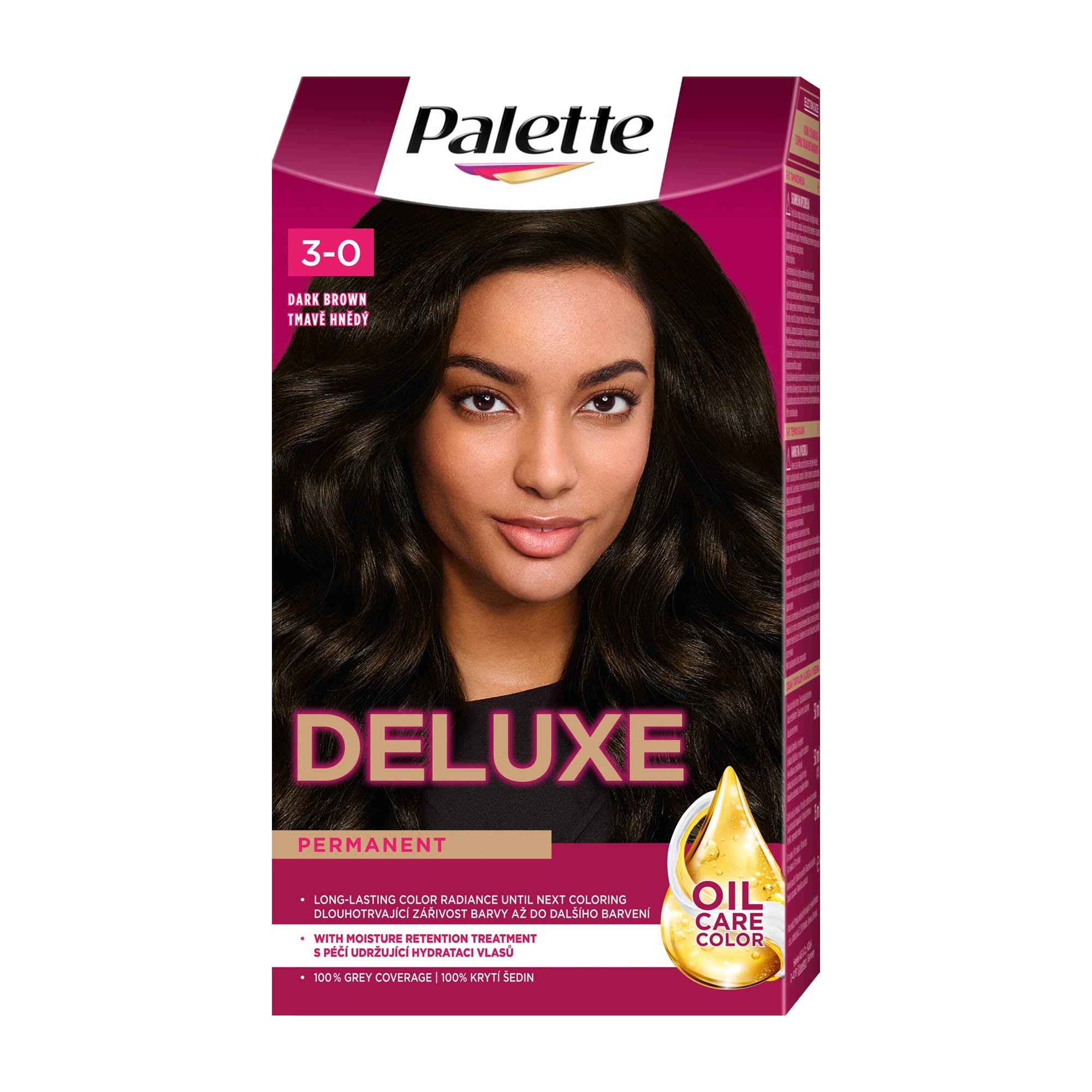 Schwarzkopf Palette Deluxe 3-0 Dark Brown permanent hair color