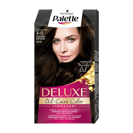 Schwarzkopf Palette Deluxe 3-0 Dark Brown permanent hair color