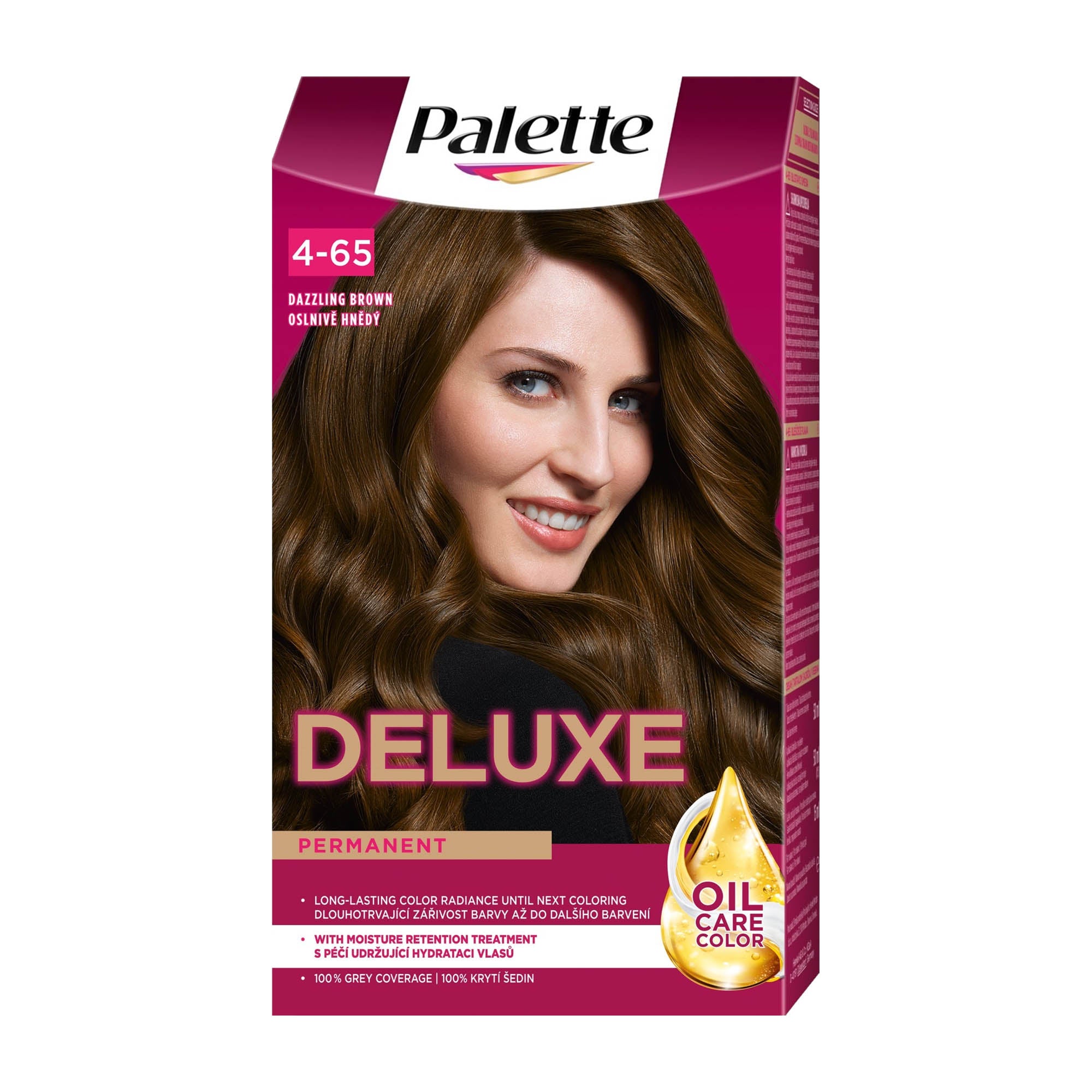 Schwarzkopf Palette Deluxe 4-65 Dazzling Brown permanent hair color