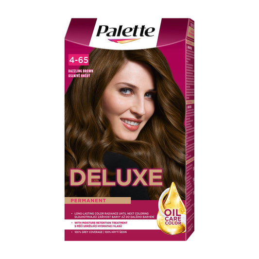 Schwarzkopf Palette Deluxe 4-65 Strahlendes Braun Haarfarbe