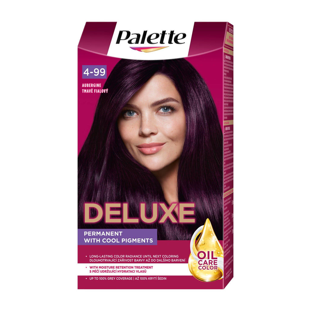 Schwarzkopf Palette Deluxe 4-99 Aubergine permanent hair color