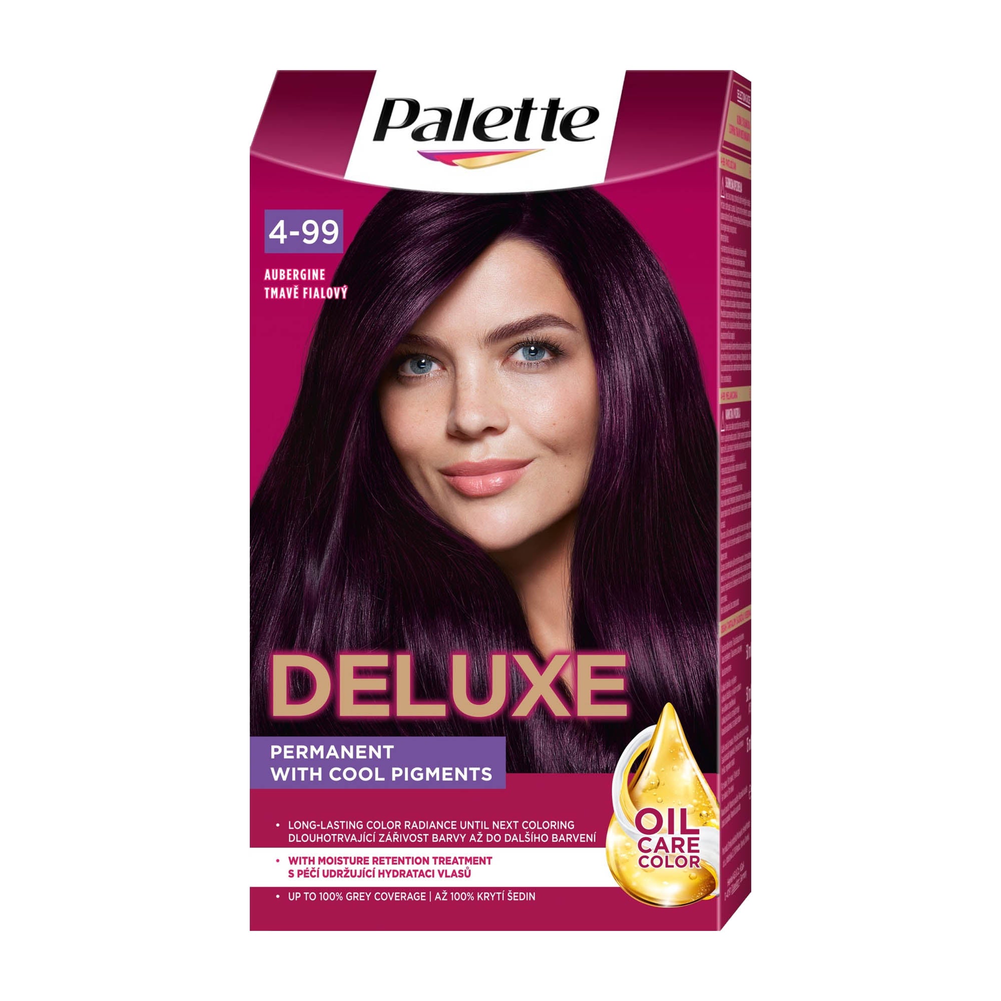 Schwarzkopf Palette Deluxe 4-99 Aubergine permanent hair color