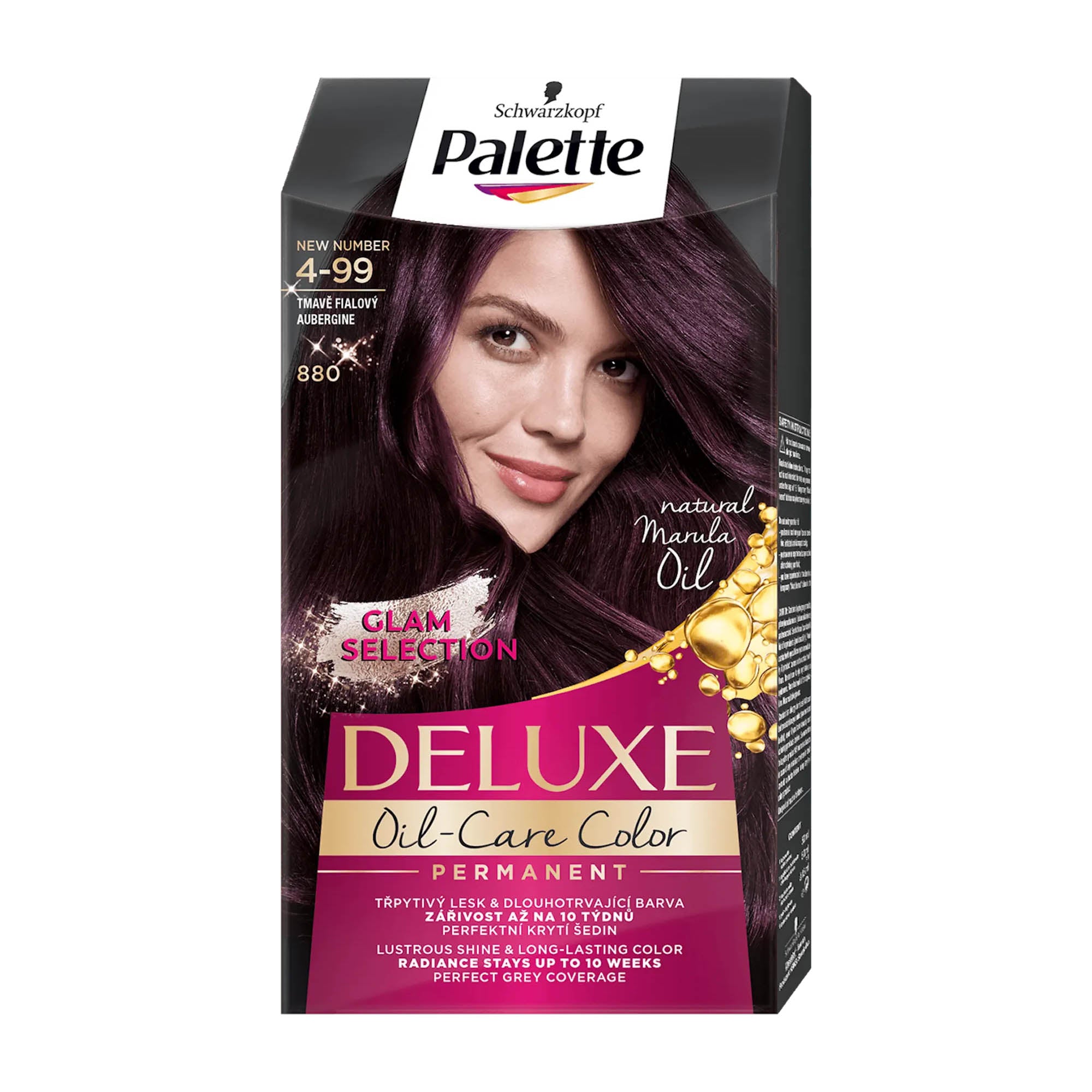 Schwarzkopf Palette Deluxe 4-99 Aubergine permanent hair color
