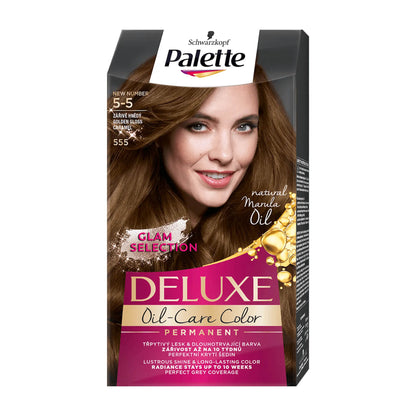 Schwarzkopf Palette Deluxe 5-5 Goldbraun Haarfarbe