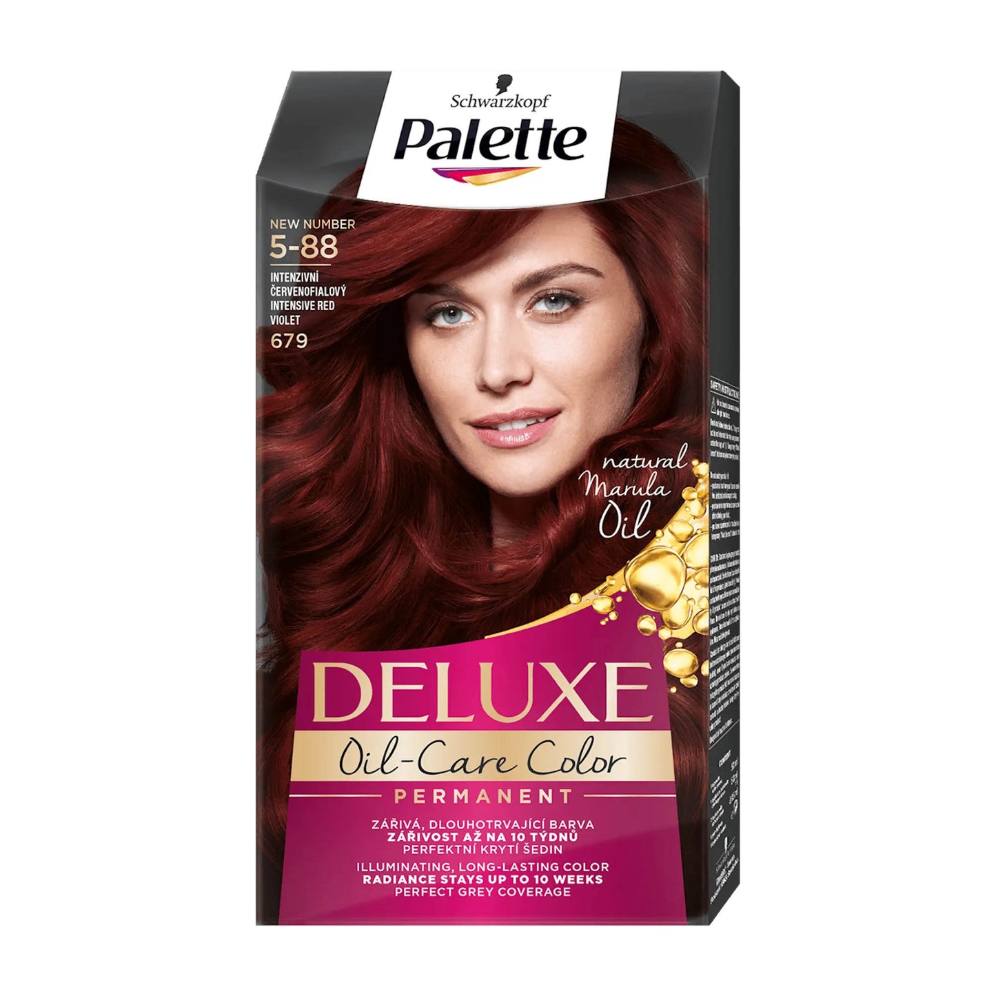 Schwarzkopf Palette Deluxe 5-88 Intensive Red Violet permanent hair color