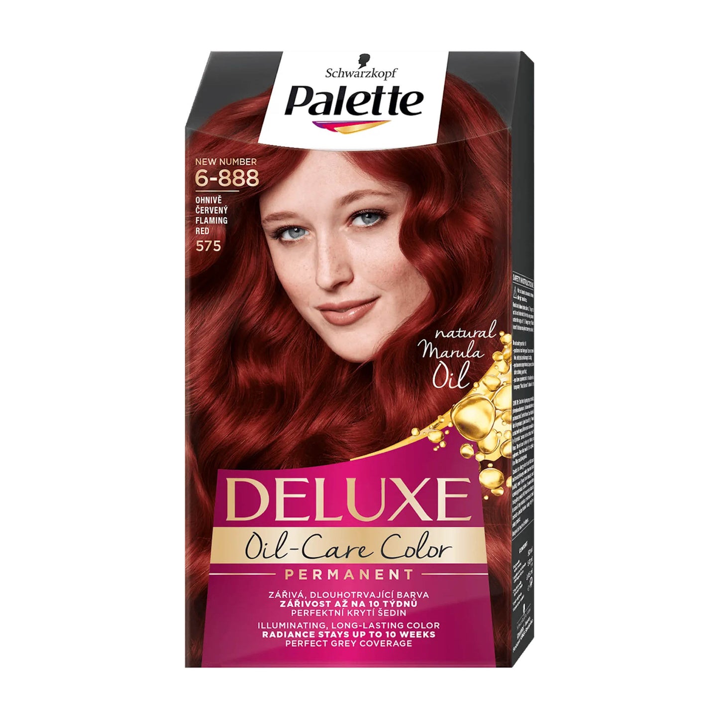 Schwarzkopf Palette Deluxe 6-888 Flaming Red permanent hair color