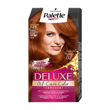 Schwarzkopf Palette Deluxe 7-77 Intensive Shiny Copper permanent hair color