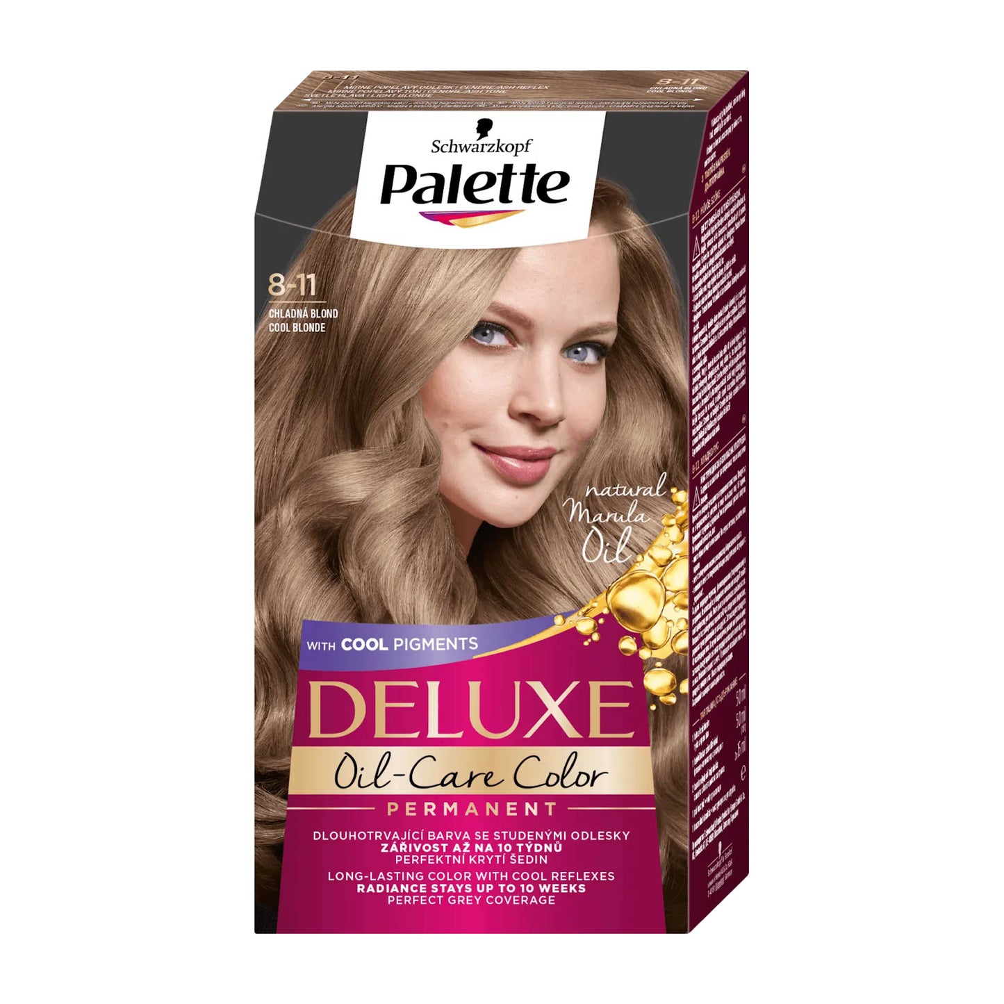 Schwarzkopf Palette Deluxe 8-11 Cool Blonde permanent hair color