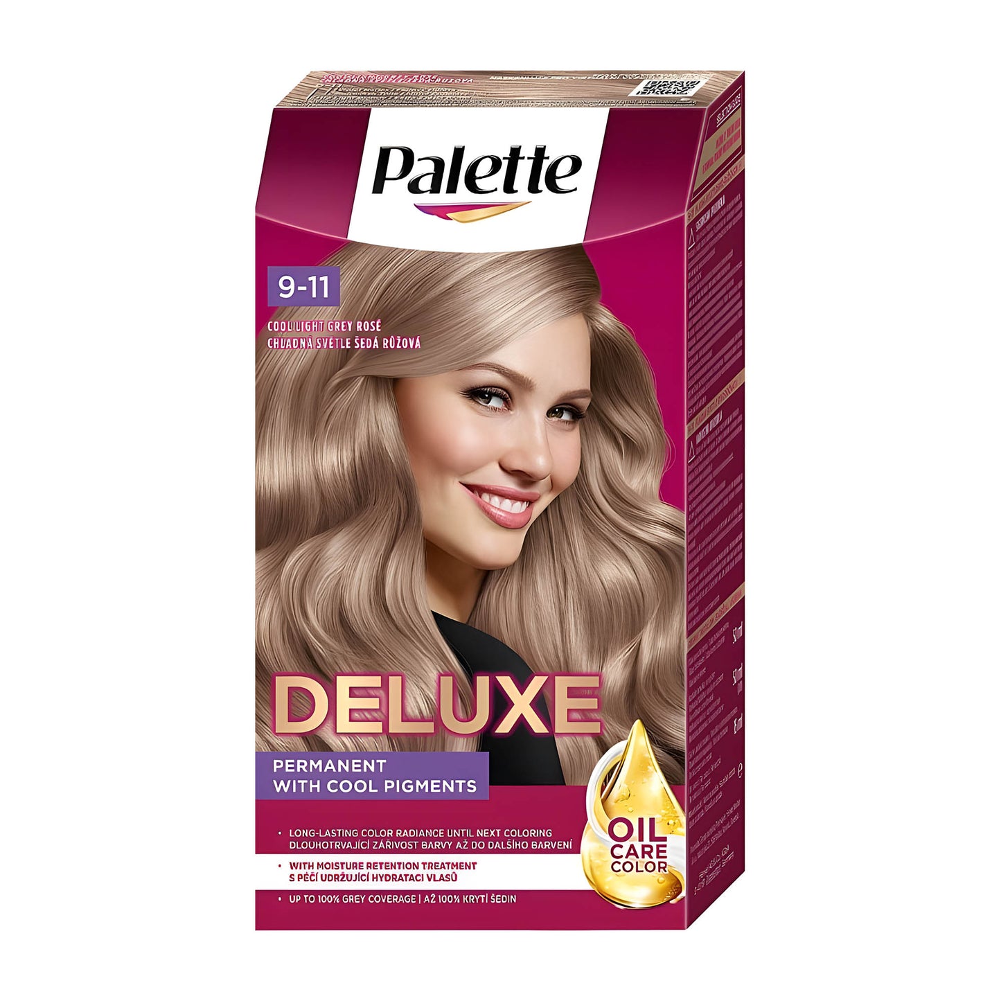 Schwarzkopf Palette Deluxe 9-11 Cool Light Gray Rose permanent hair color