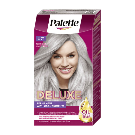 Schwarzkopf Palette Deluxe U71 Kühles Silbergrau Haarfarbe