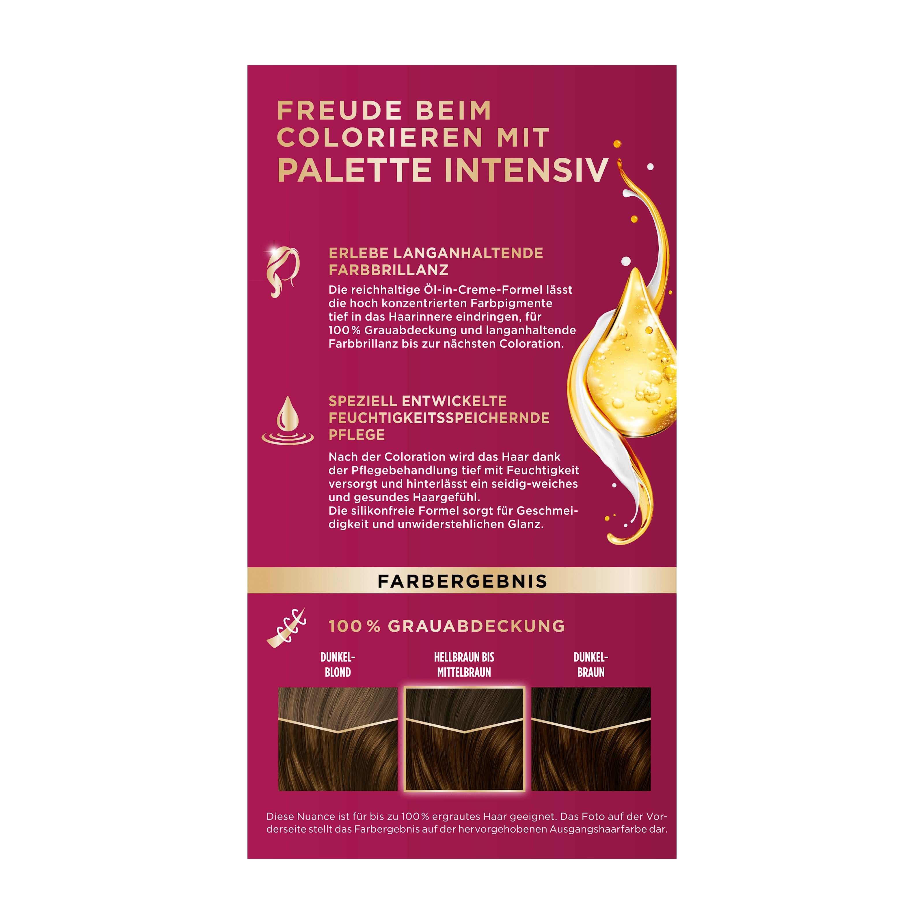 Palette INTENSIV Hair Color 4-65 Warm Brown