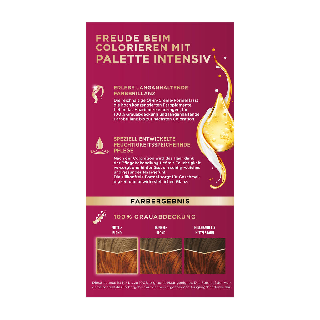 Palette INTENSIV Hair Color 7-70 Terracotta Medium Blonde
