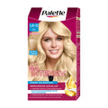 Palette Intensiv L6-0 Ultra Blonde lightener hair color kit packaging with a model displaying blonde hair on a white background