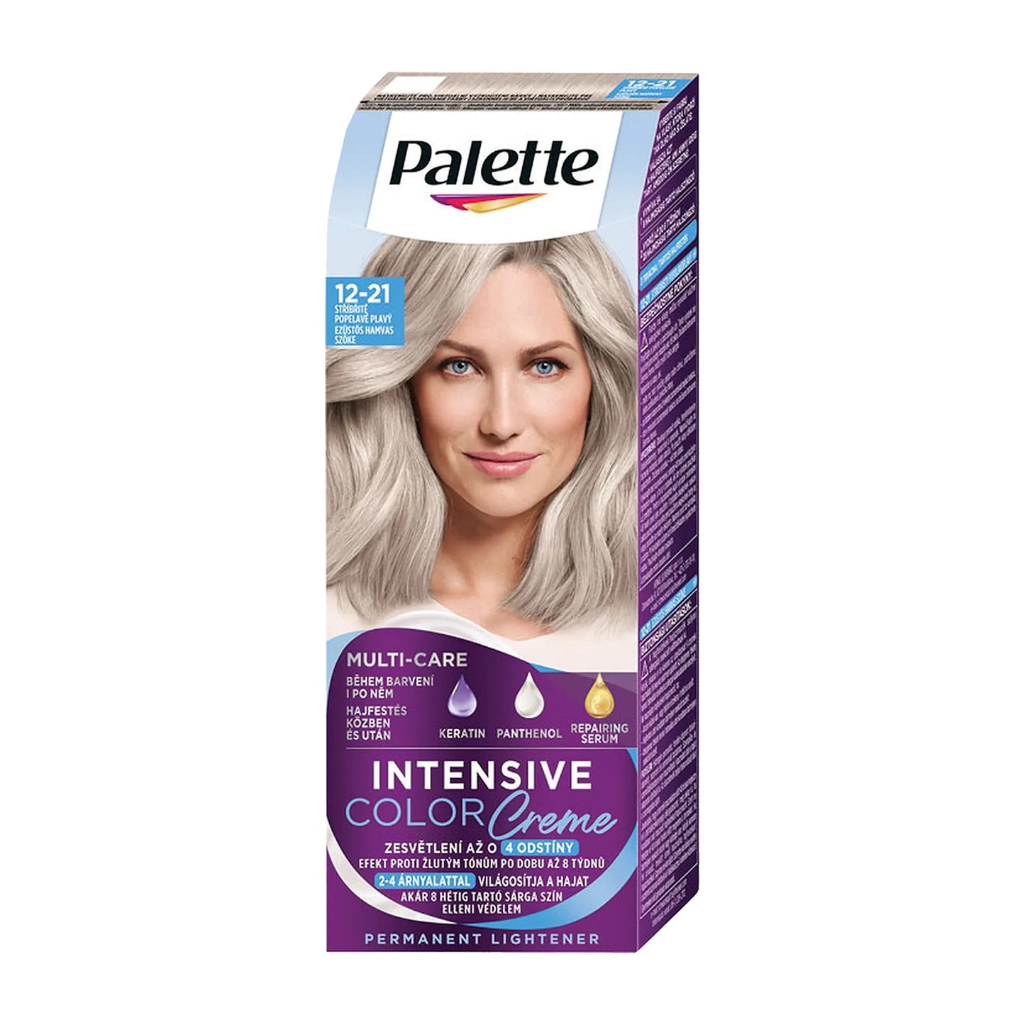 Schwarzkopf Palette Intensive 12-21 Silver Ash Blonde permanent lightener