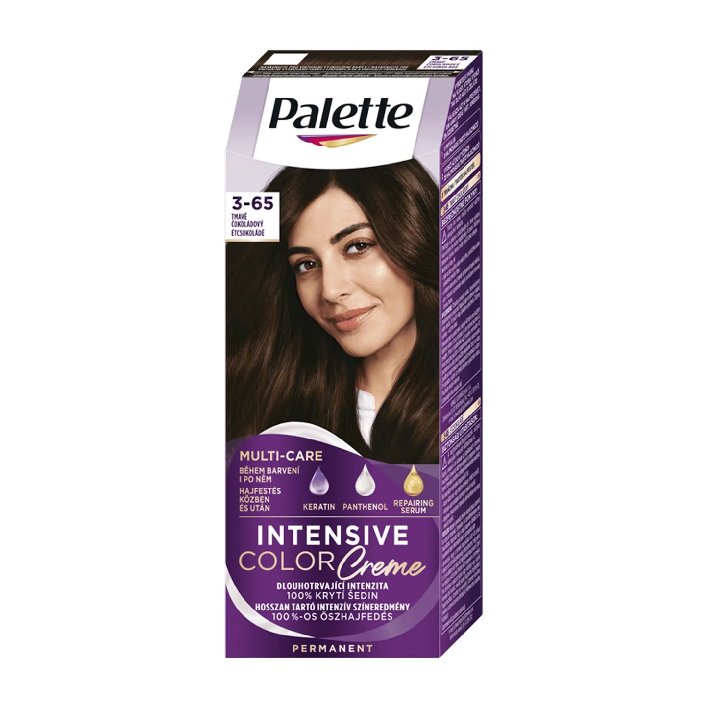 Schwarzkopf Palette Intensive 3-65 Dark Chocolate permanent hair color