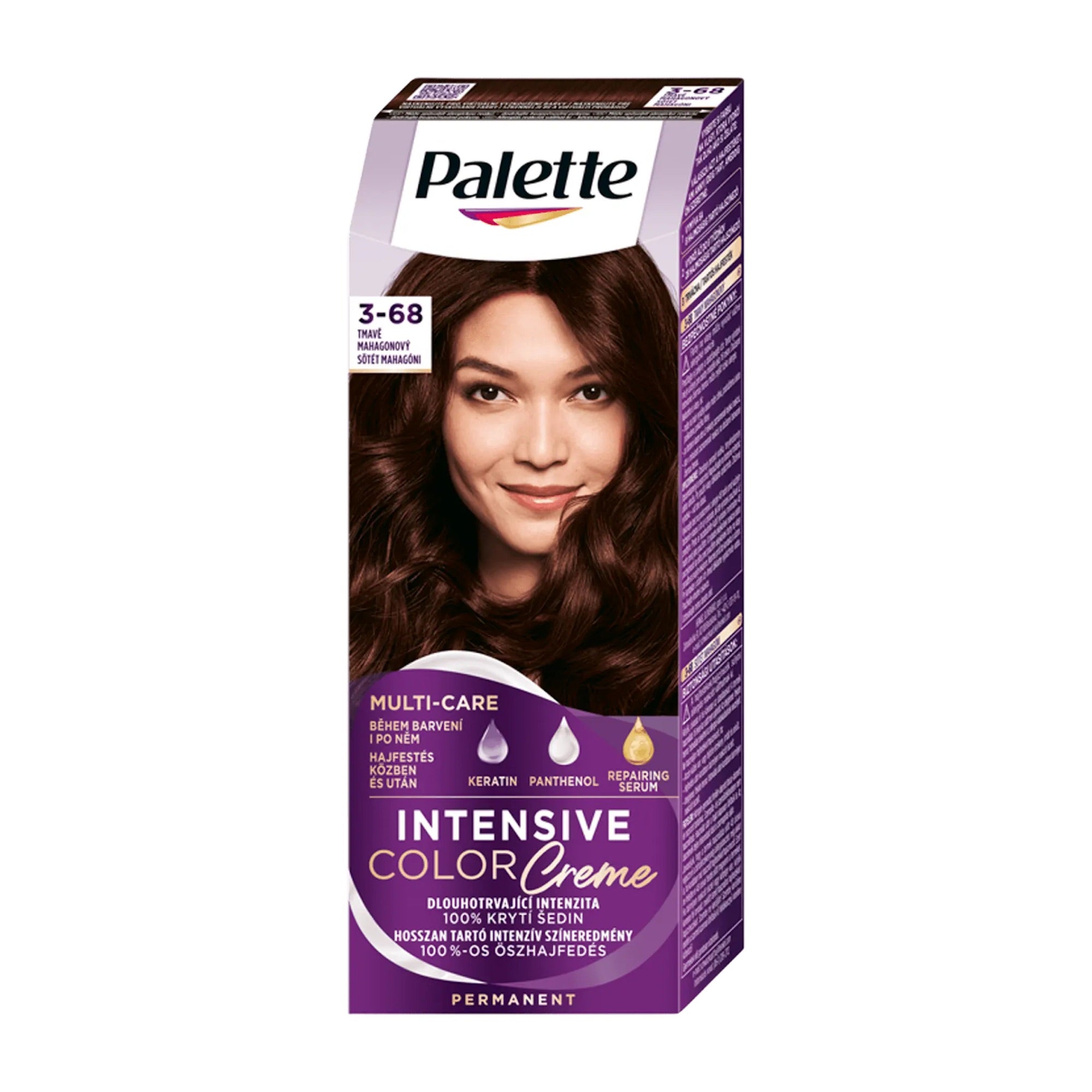 Schwarzkopf Palette Intensive 3-68 Acajou foncé Coloration permanente