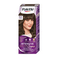 A box of Palette Intensive Color Creme 5-0 Light Brown permanent hair color with an image of a woman with light brown hair on the front.