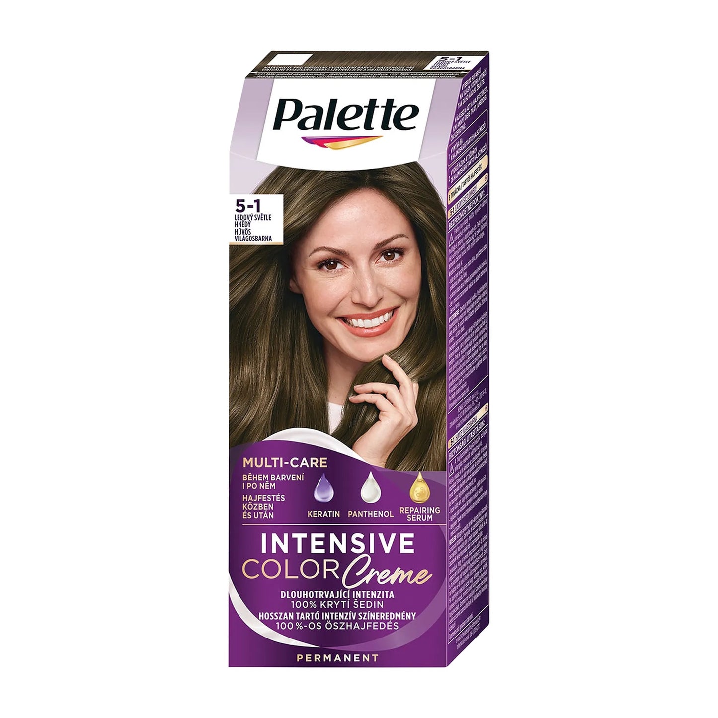 Schwarzkopf Palette Intensive 5-1 Cool Light Brown permanent hair color