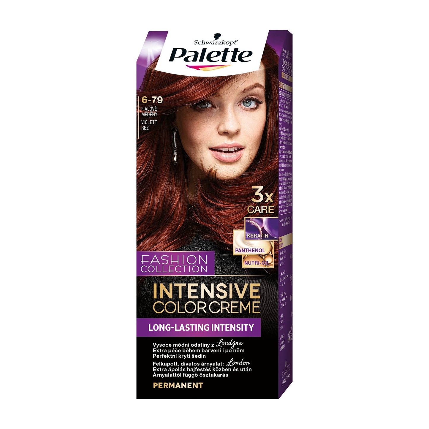 Schwarzkopf Palette Intensive 6-79 Violet Red permanent hair color