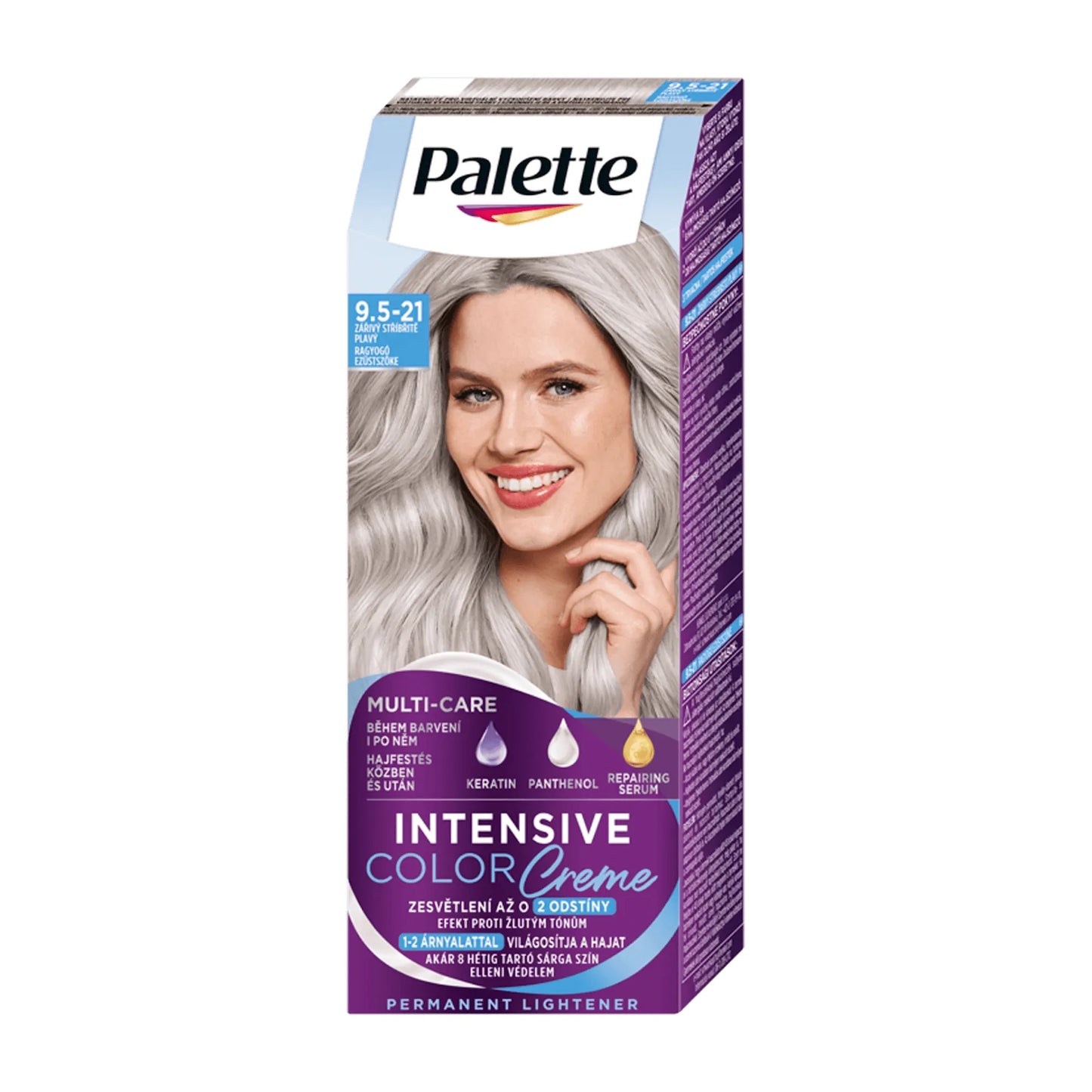 Schwarzkopf Palette Intensive 9.5-21 Bright Silver Blonde permanent lightener