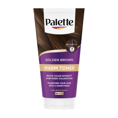 Palette Golden Brown Warm Toner tube on a white background