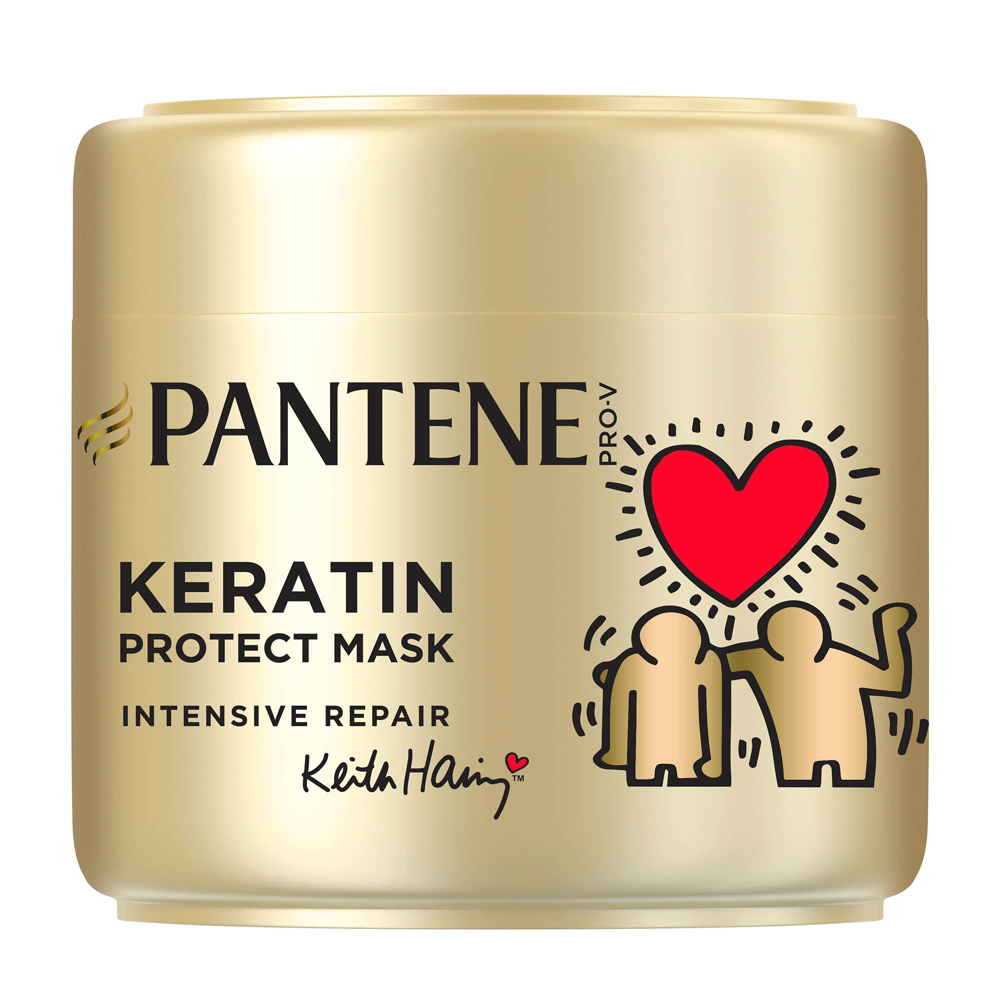 Pantene x Keith Haring intensive repair keratin protect mask, 300 mL