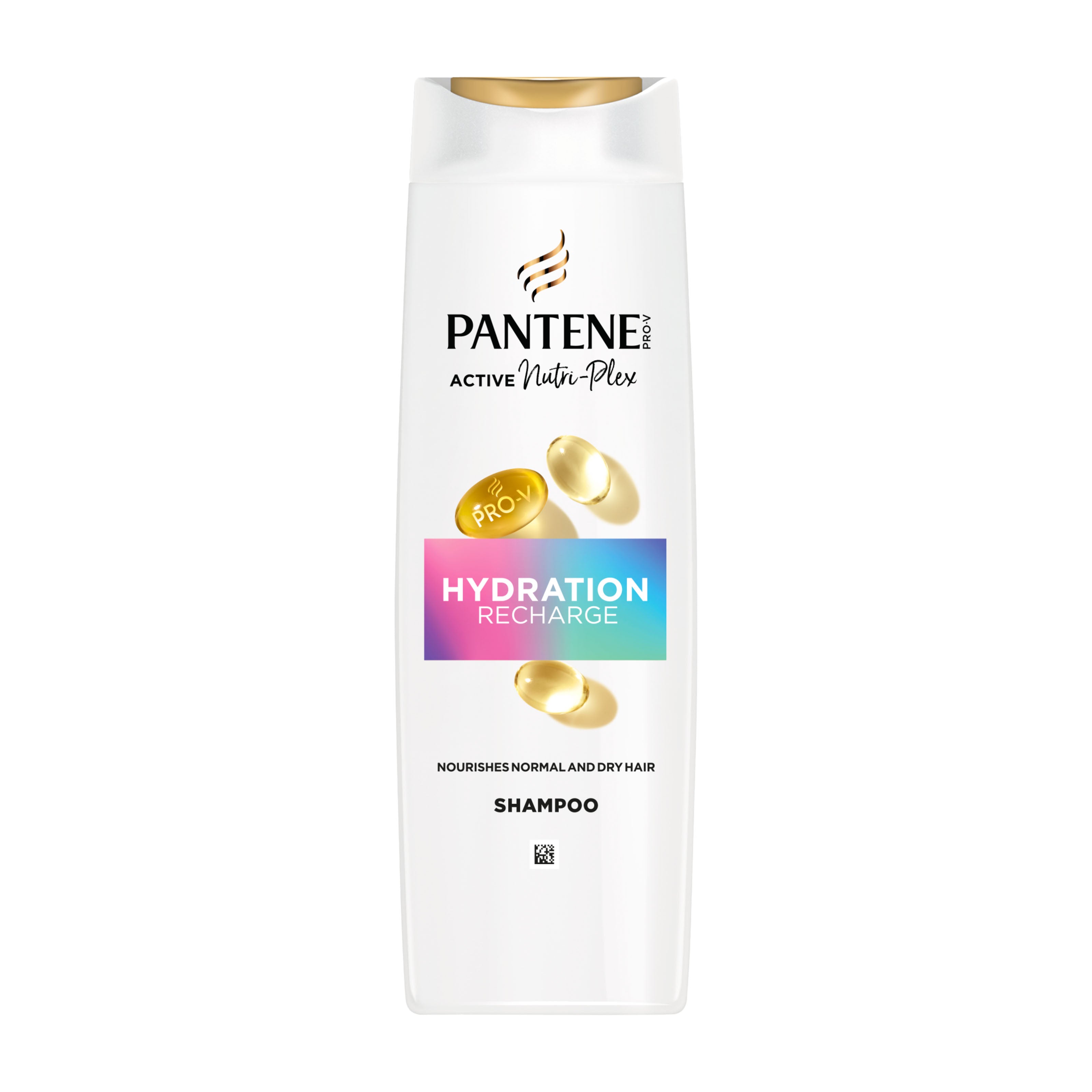 Pantene Hydration Recharge shampoo packaging on a white background