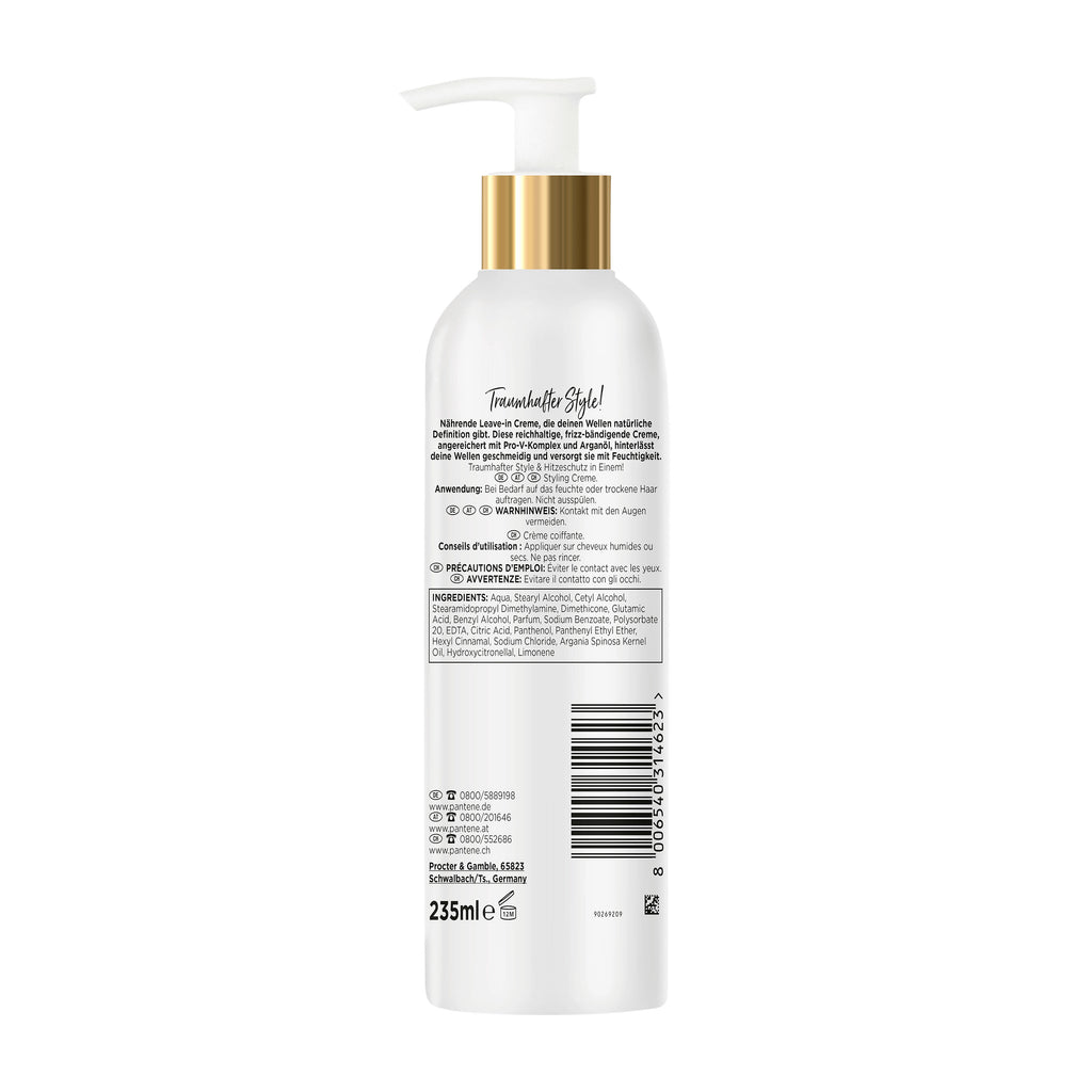 Pantene Styling Cream Natural Waves, 235 mL