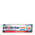 Parodontax Advanced+ Intensive Gum Repair Intense Clean toothpaste packaging on a white background