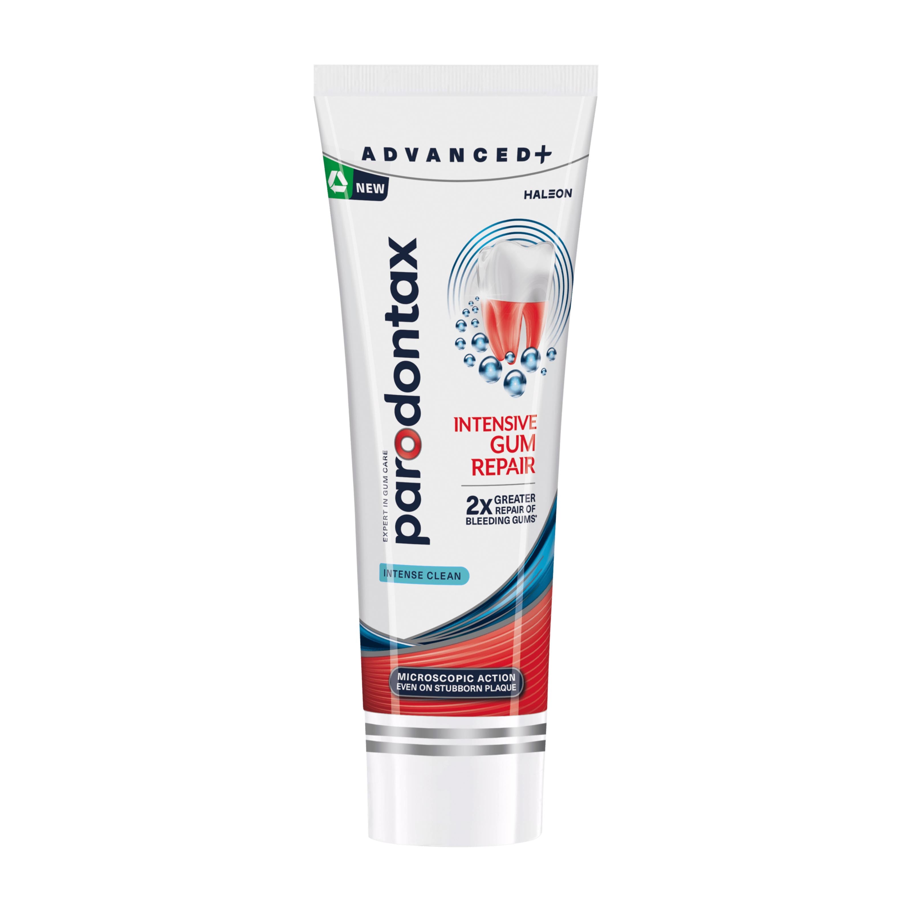 parodontax Toothpaste Advanced+ Intensive Gum Repair Intense Clean, 75 mL