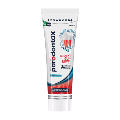 Pasta de dientes parodontax Advanced+ Reparación Intensiva de Encías Limpieza Intensa, 75 mL