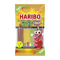 Haribo Pasta Basta Sour gummy candy package on a white background