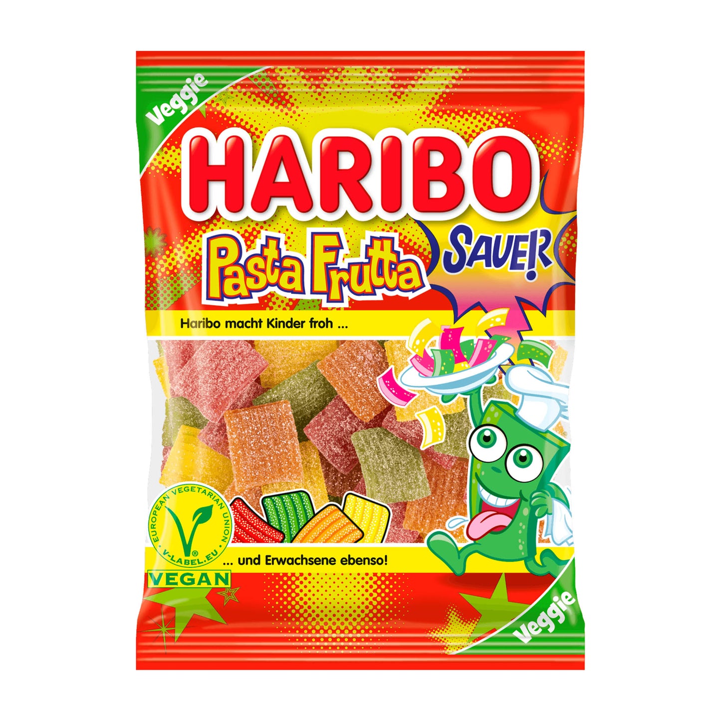 Haribo Pasta Frutta Sour Fruit Gummi, 160 g