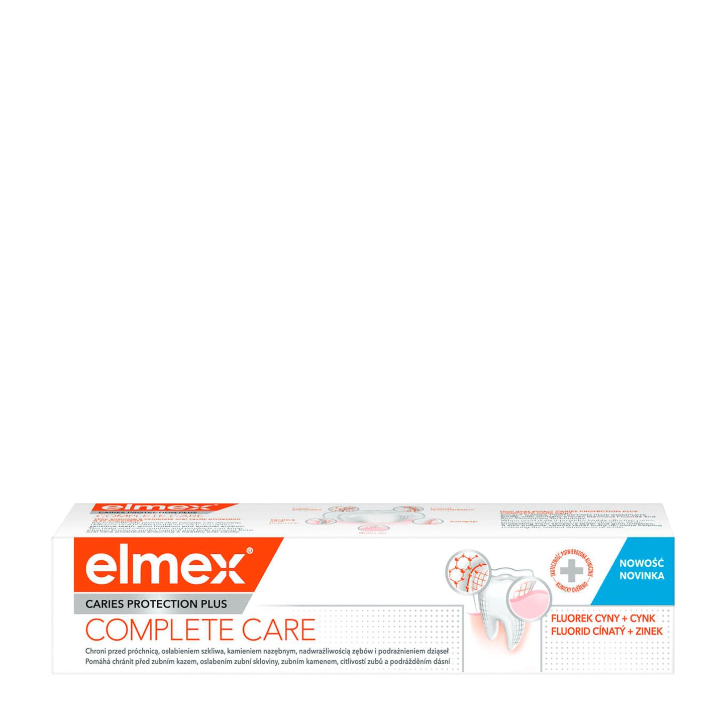 elmex Caries Protection Plus complete care toothpaste, 75 mL