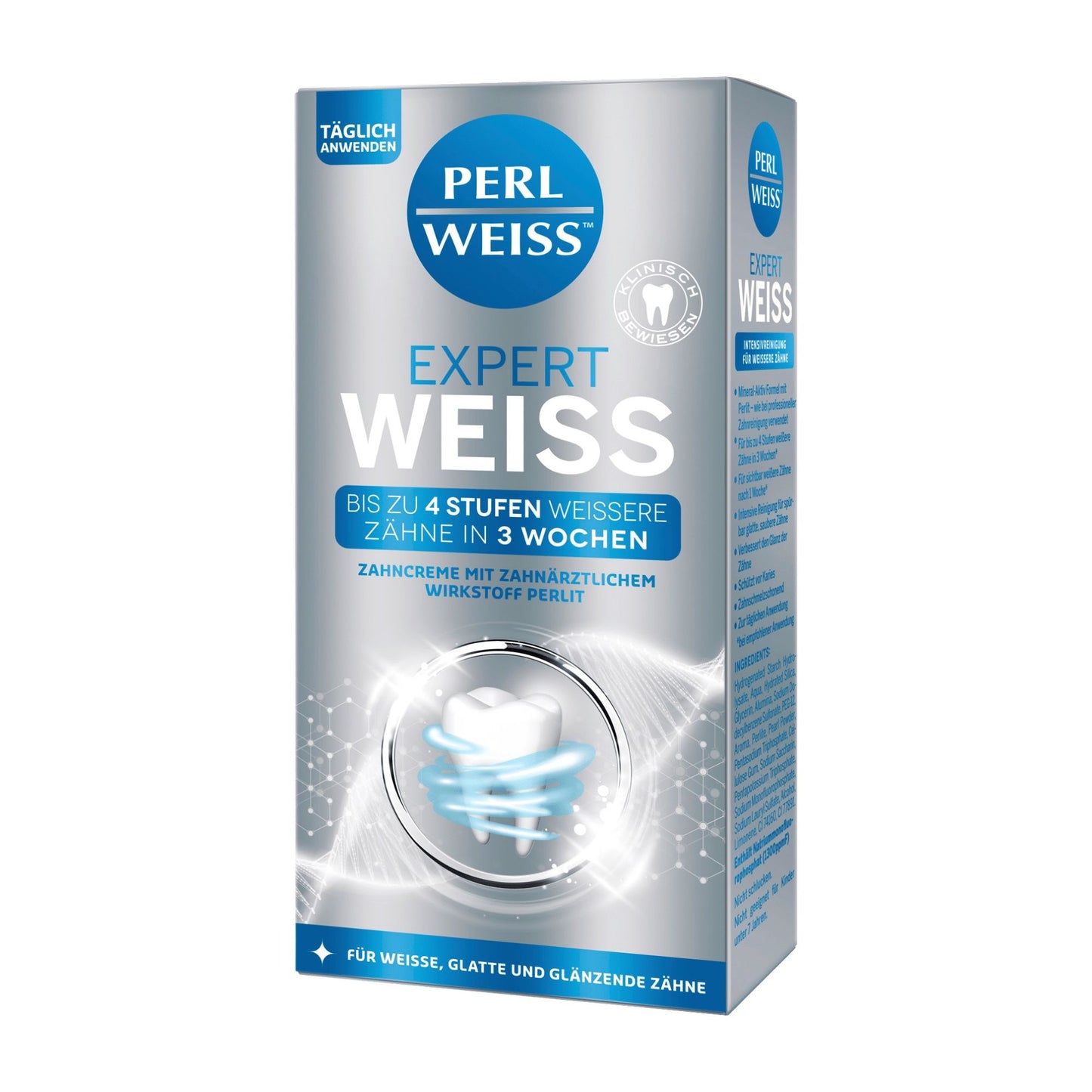 Perlweiss Expert Weiss zahnpasta, 50 ml