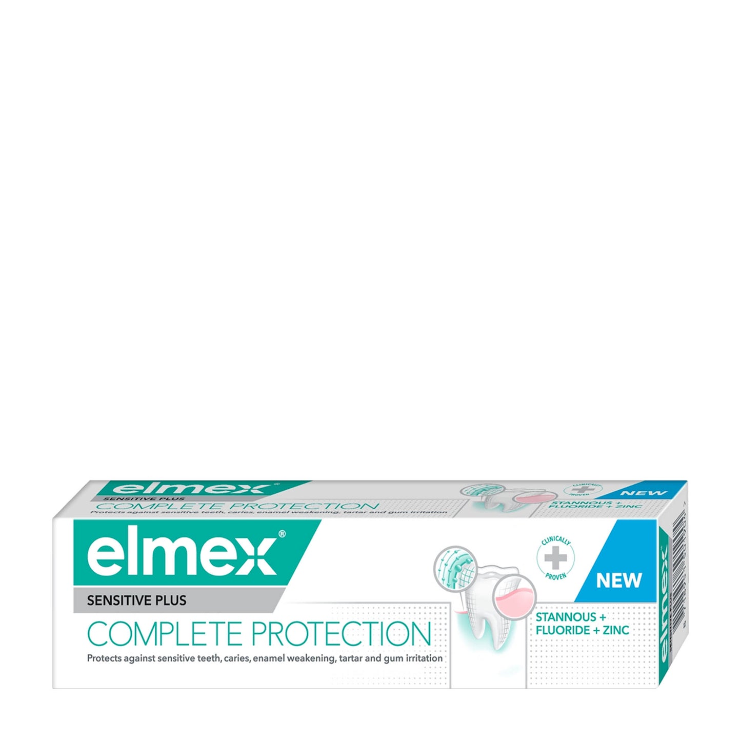 elmex Sensitive Plus Complete Protection toothpaste, 75 mL