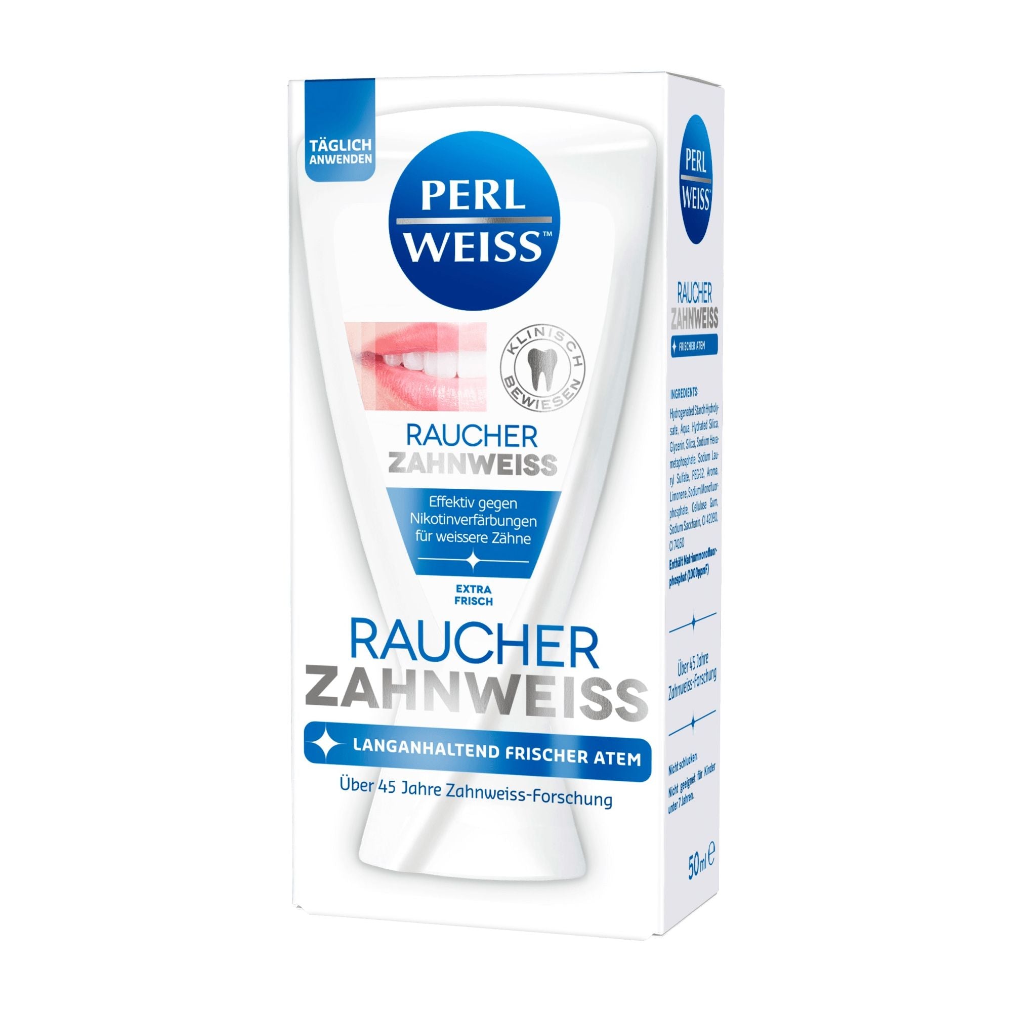 Perlweiss Smokers Dentifrice blanchissant, 50 ml