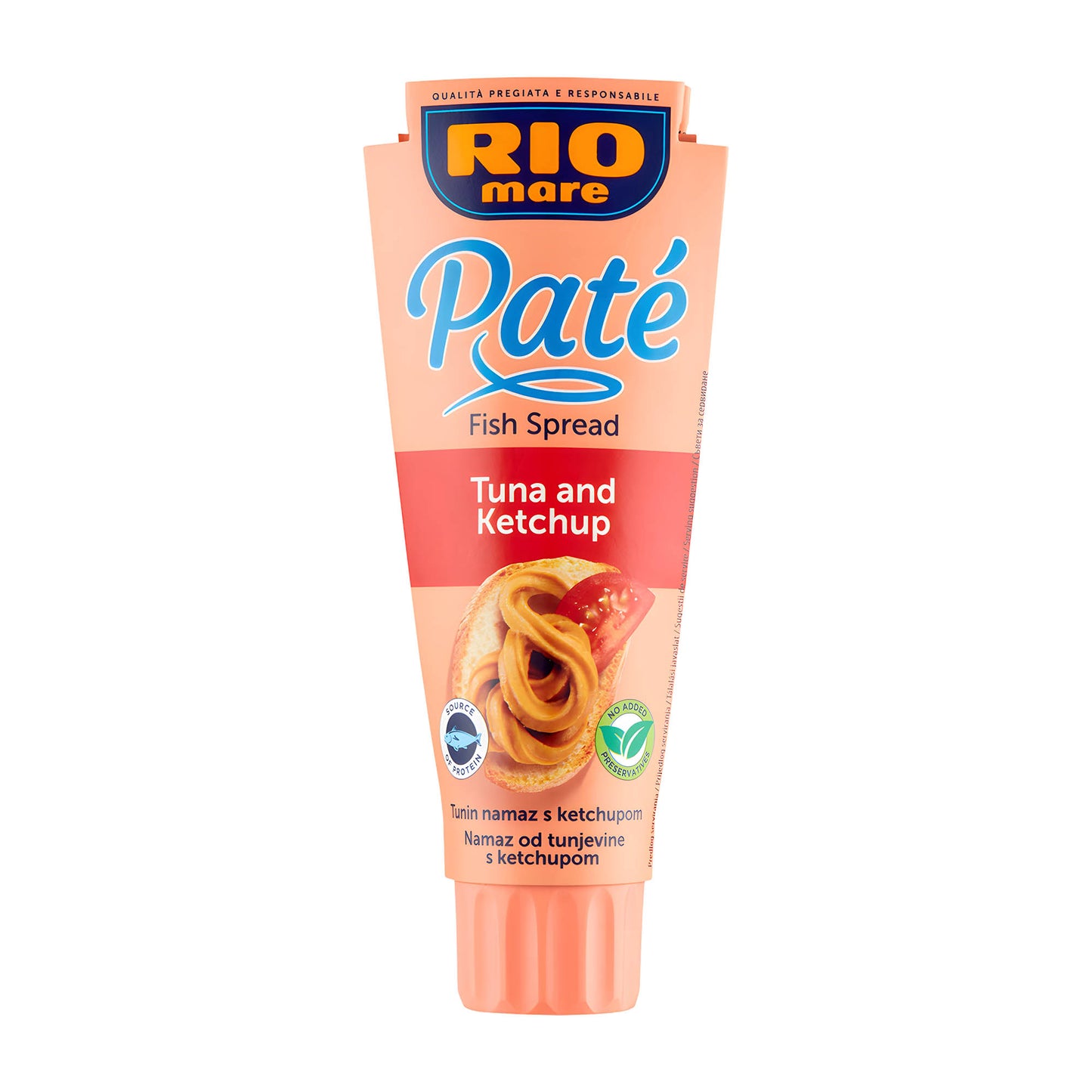 Rio Mare Pate Thunfisch & Ketchup Fischaufstrich, 100 g