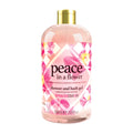 Bottle of Treaclemoon Peace in a Flower shower and bath gel with floral design on a white background